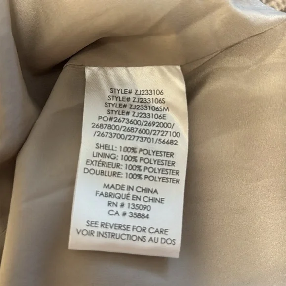 NWT Z Supply Anna Plaid Blazer in Milkshake Size Medium - Picture 9 of 11